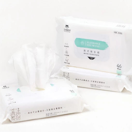 汪喵星球 濕式衛生紙 46抽/12抽 【預購】