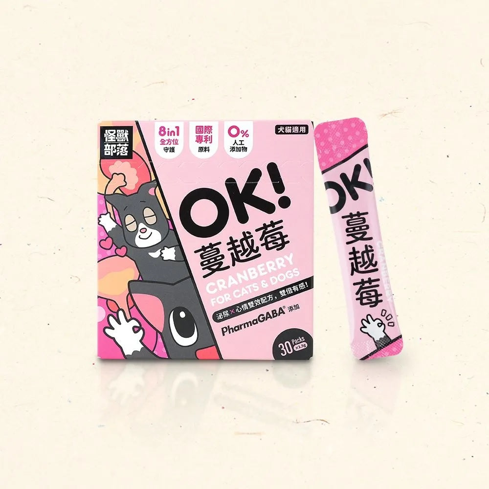 怪獸部落 OK!蔓越莓(1.5G×30包)