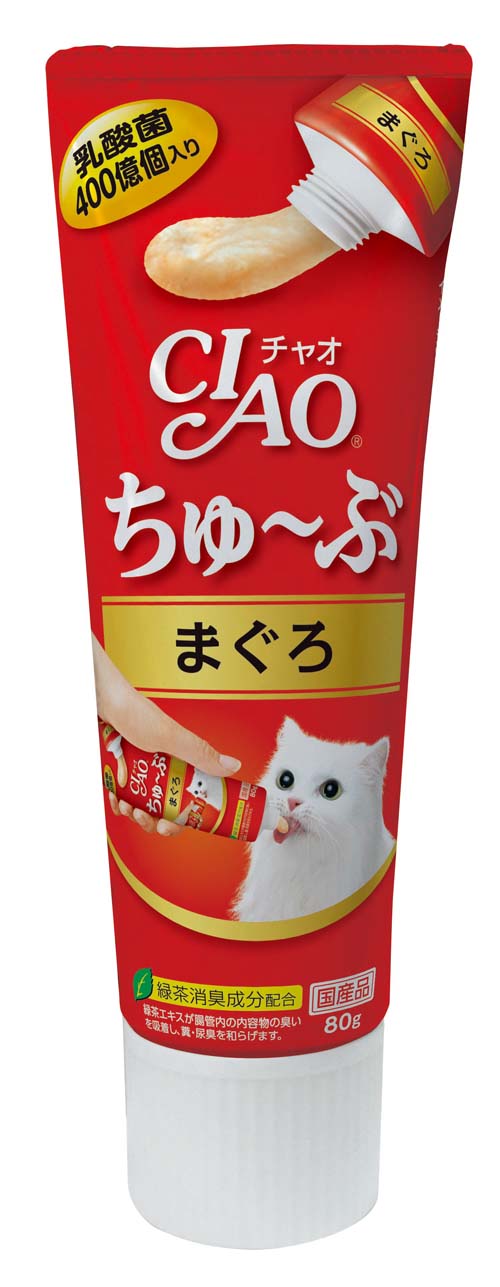 CIAO CHUBU 日本貓用營養肉泥膏 乳酸菌營養膏 金槍魚味 80g