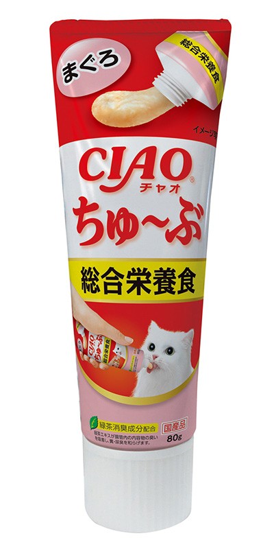 CIAO CHUBU 日本貓用營養肉泥膏 綜合營養膏 金槍魚味 80g