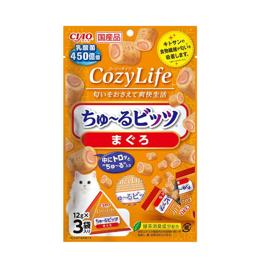 CIAO CHURU BITS COZYLIFE 迷你肉泥夾心捲 12g x 3小包