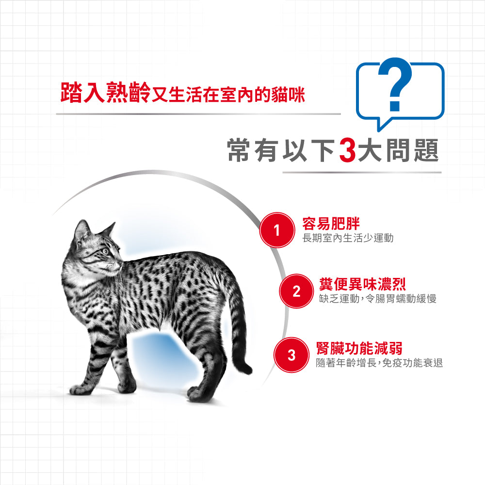 Royal Canin 法國皇家 FHN Cat Indoor 7+ 室內成貓7+營養配方