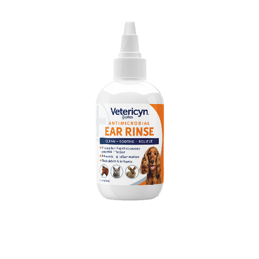 Vetericyn Plus 維特寵物神仙水 Ear Rinse 全動物 耳朵三效潔護滴劑 (液態)