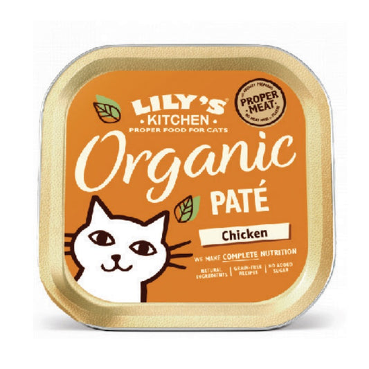 LILY'S KITCHEN 有機雞肉常餐 ORGANIC PATÉ CHICKEN 85G 原裝行貨