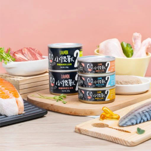 怪獸部落 2種肉無膠主食罐 82g/165g【預購】