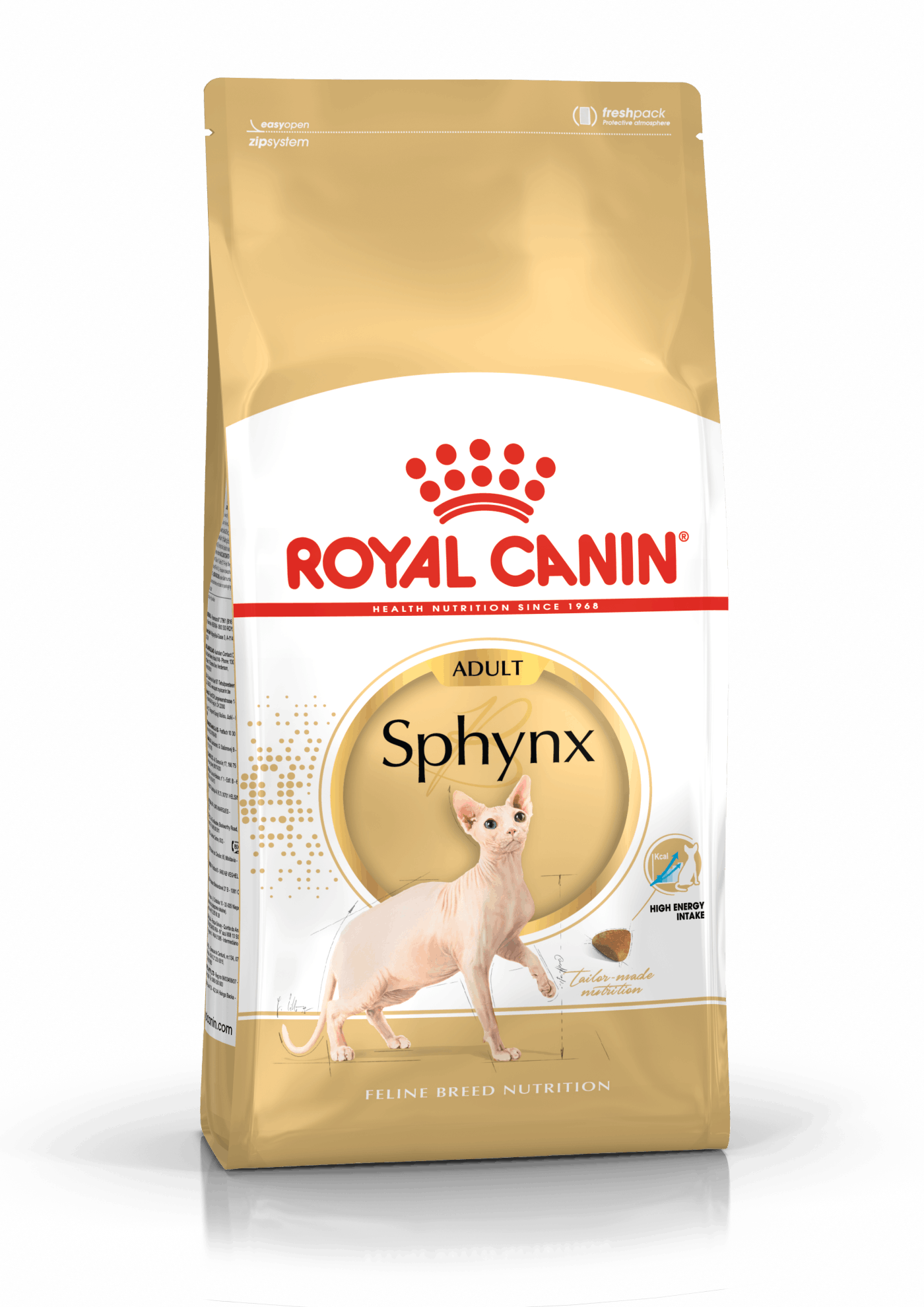 ROYAL CANIN 法國皇家 FBN CAT SPHYNX ADULT 無毛貓成貓專屬配方 2kg