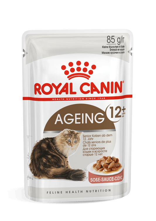ROYAL CANIN 法國皇家 FHN 老年貓12+ 營養主食濕糧（肉汁）CAT AGE12+ 85G