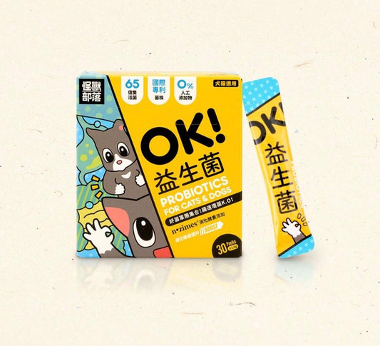 怪獸部落 OK！益生菌（1.5G×30包）